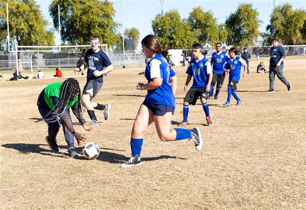 7th Annual Unified Soccer Classic, Thursday, December 8, 2022. 12 schools, including 5 CUSD schools, participated in the morning tournament. Play Unified, Live Unified.